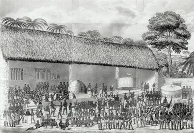 Festival religieux Adai à la cour du roi d